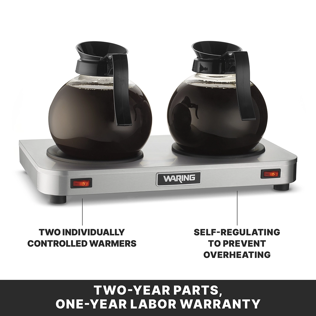 Double-Burner Coffee Warmer